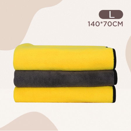 Fido Bay | Double-Sided Microfiber Dog Bath Towel – Soft, Absorbent & Quick-Dry for Easy Grooming - Fido Bay
