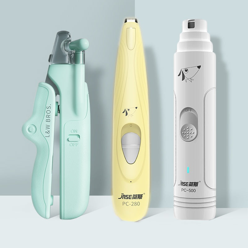 Fido Bay | LED Electric Dog Nail Cutter – Safe & Precise Grooming for Pets of All Sizes - Fido Bay