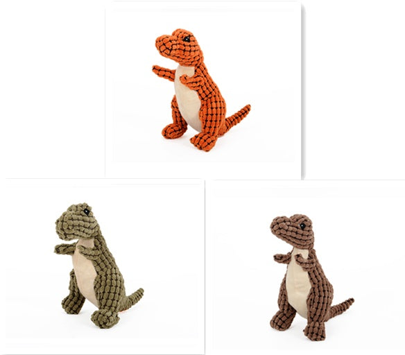 Fido Bay Dinosaur Pet Toy for Large Dogs | Plush, Squeaky Toy for Cuddling & Playtime | Durable & Interactive Fun | Perfect for Leonbergers & Similar Breeds - Fido Bay