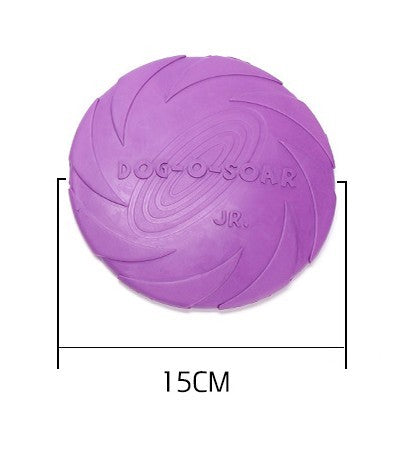 Fido Bay Natural Rubber Dog Flying Disc | Safe & Durable Fetch Toy for Dogs - Fido Bay