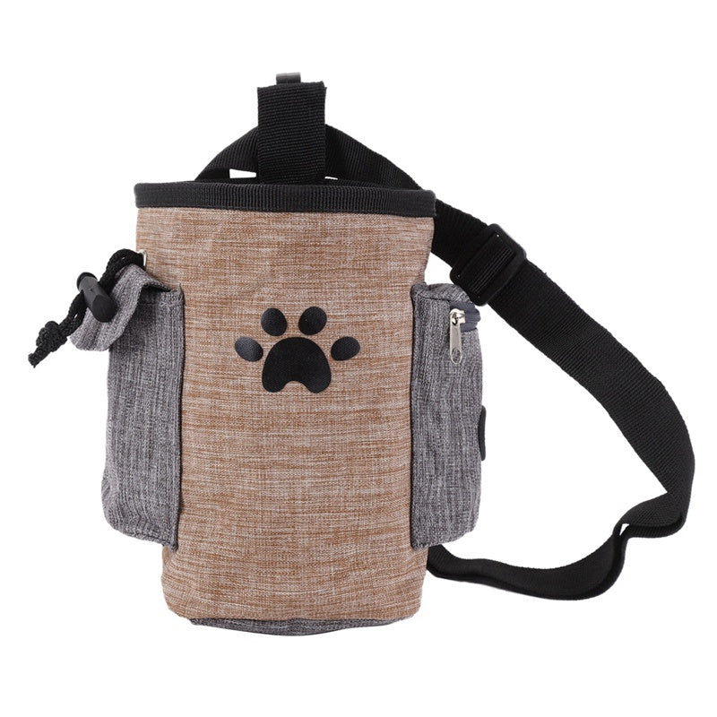 Fido Bay Cute Paw Design Pet Treat Bag | Durable & Stylish for Training, Walks, & Outdoor - Fido Bay