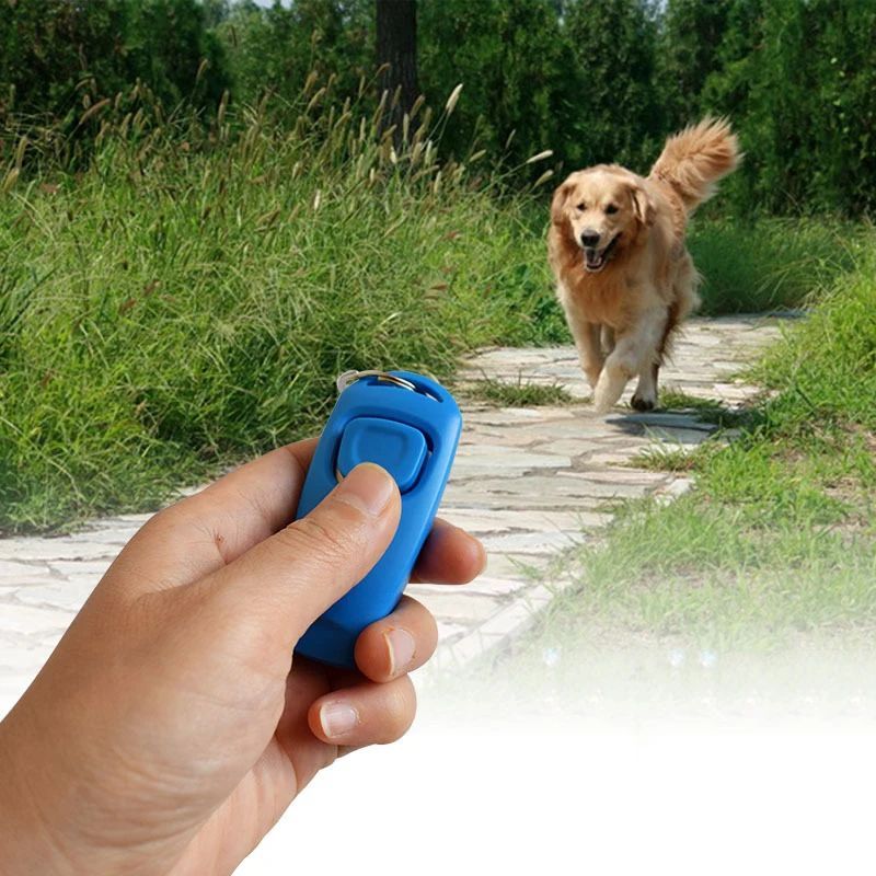 Fido Bay | Combo Dog Clicker & Whistle Trainer – Colorful, Durable Training Tool for Effective Pet Training - Fido Bay