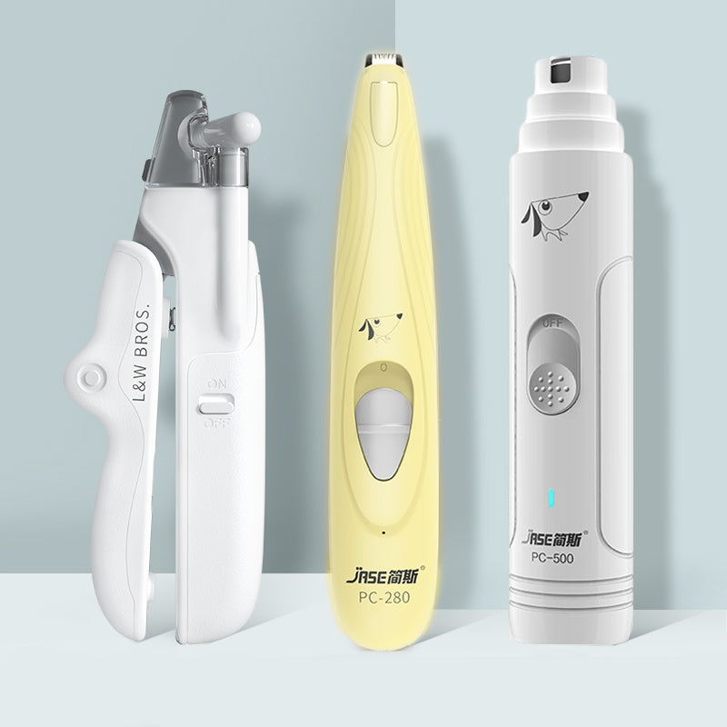 Fido Bay | LED Electric Dog Nail Cutter – Safe & Precise Grooming for Pets of All Sizes - Fido Bay
