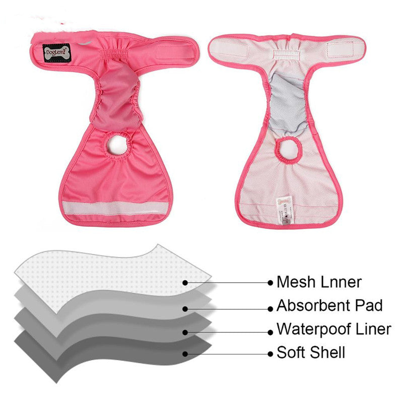 Fido Bay Dog Heat Cycle Pants | Adjustable & Comfortable for Female Dogs - Fido Bay