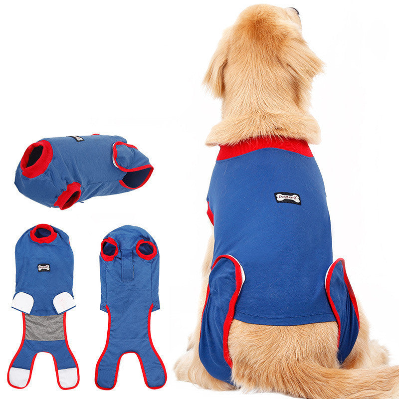 Fido Bay Postoperative Recovery Vest for Dogs | Anti-Licking Surgical Gown - Fido Bay