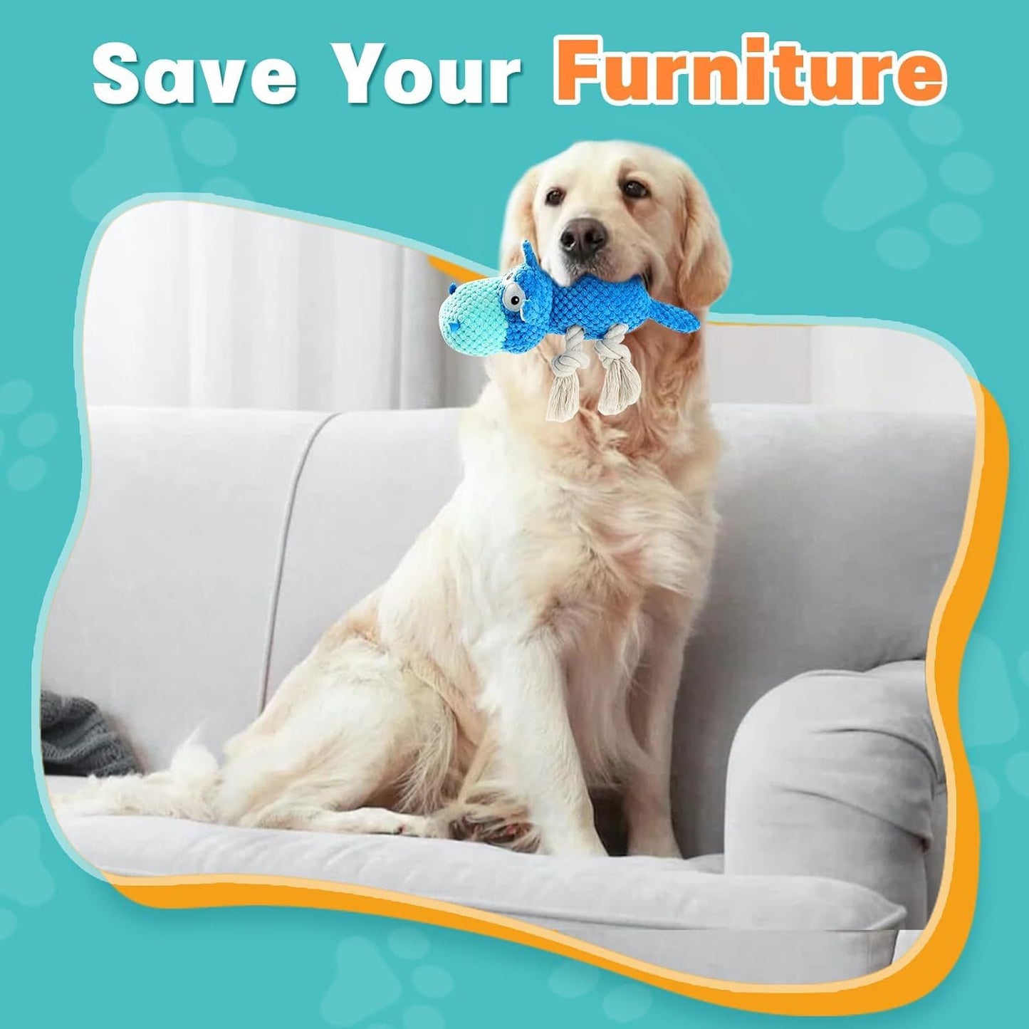 Fido Bay | Tough Plush Dog Toys for Strong Chewers – Built to Last, Perfect for Large Breeds - Fido Bay