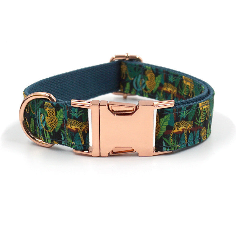 Fido Bay | Orange Bohemian or Green Funky Aztec Dog Collar – Stylish, Durable & Metal Buckle - Fido Bay