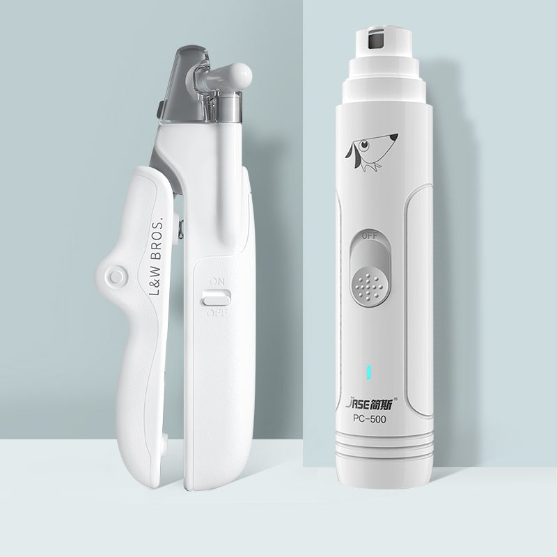 Fido Bay | LED Electric Dog Nail Cutter – Safe & Precise Grooming for Pets of All Sizes - Fido Bay