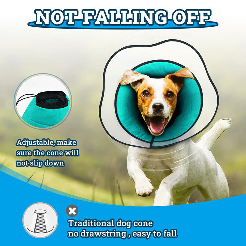 Fido Bay Elizabethan Pet Recovery Collar | Adjustable, Comfortable & Protective - Fido Bay