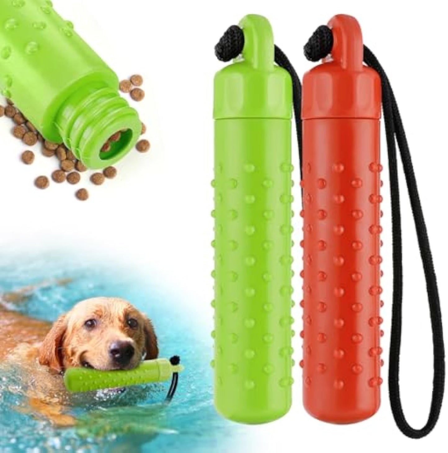 Fido Bay Floating Dog Fetch Training Aid | Durable, Interactive Toy for Water Play & Treat Rewards - Fido Bay