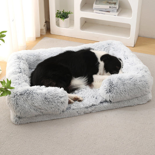 Fido Bay | Plush rectangle dog bed | Giant breed | Pet bed - Fido Bay 