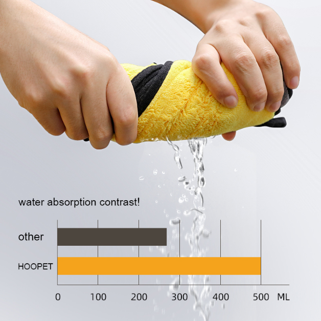 Dog absorbent bath towel